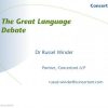 The Great Language Debate