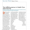 The HIPAA-potamus in health care data security