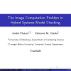 The Image Computation Problem in Hybrid Systems Model Checking