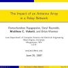 The Impact of an Antenna Array in a Relay Network