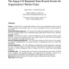 The impact of repeated data breach events on organisations' market value