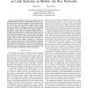 The Impacts of Radio Channels and Node Mobility on Link Statistics in Mobile Ad Hoc Networks
