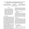 The implementation of a computational grammar of French using the Grammar Development Environment