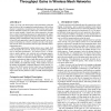 The importance of being overheard: throughput gains in wireless mesh networks