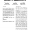 The influence of organizational structure on software quality: an empirical case study