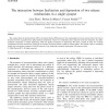 The interaction between facilitation and depression of two release mechanisms in a single synapse