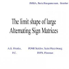 The Limit Shape of Large Alternating Sign Matrices