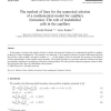 The method of lines for the numerical solution of a mathematical model for capillary formation: The role of endothelial cells in