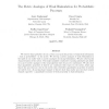 The Metric Analogue of Weak Bisimulation for Probabilistic Processes