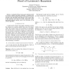 The missing observations theorem and a new proof of Levinson's recursion