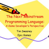 The next mainstream programming language: a game developer's perspective