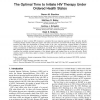 The Optimal Time to Initiate HIV Therapy Under Ordered Health States
