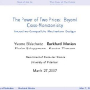 The Power of Two Prices: Beyond Cross-Monotonicity
