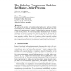 The Relative Complement Problem for Higher-Order Patterns