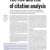 The Rise and Rise of Citation Analysis