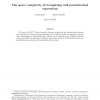 The space complexity of recognizing well-parenthesized expressions