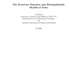 The Structure Function and Distinguishable Models of Data