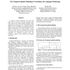 The Temporal-Spatial Modeling of Vocabulary for Language Monitoring