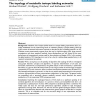 The topology of metabolic isotope labeling networks