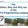 The when, why and why not of the BETA programming language
