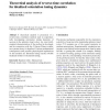 Theoretical analysis of reverse-time correlation for idealized orientation tuning dynamics