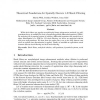 Theoretical foundations for spatially discrete 1-D shock filtering