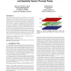 Thermal via allocation for 3D ICs considering temporally and spatially variant thermal power