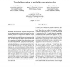 Threshold extraction in metabolite concentration data