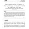 Time-accurate solutions of Korteweg-de Vries equation using wavelet Galerkin method