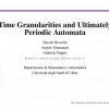 Time Granularities and Ultimately Periodic Automata