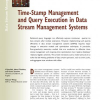 Time-Stamp Management and Query Execution in Data Stream Management Systems