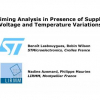 Timing analysis in presence of supply voltage and temperature variations