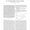 Timing Analysis of TCP Servers for Surviving Denial-of-Service Attacks