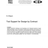 Tool Support for Design by Contract