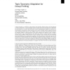 Topic taxonomy adaptation for group profiling