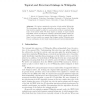 Topical and Structural Linkage in Wikipedia