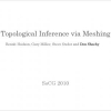 Topological inference via meshing