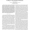 Topological Properties Affect the Power of Network Coding in Decentralized Broadcast