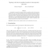 Topology Selection in Graphical Models of Autoregressive Processes