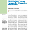 Toward a New Generation of Virtual Humans for Interactive Experiences