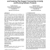 Toward an analytic framework for understanding and fostering peer-support communities in using and evolving software products