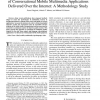 Toward assessing subjective quality of service of conversational mobile multimedia applications delivered over the internet: a m