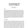 Toward Machines with Emotional Intelligence
