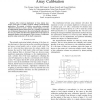 Toward Scalable, Automated Tower-Top Phased Array Calibration