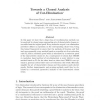 Towards a clausal analysis of cut-elimination