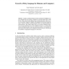 Towards a Policy Language for Humans and Computers
