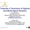 Towards a taxonomy of agents and multi-agent systems