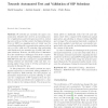 Towards automated test and validation of SIP solutions
