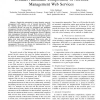 Towards Automatic Composition of Network Management Web Services
