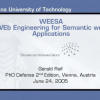 Towards Semantic Web Engineering: WEESA - Mapping XML Schema to Ontologies